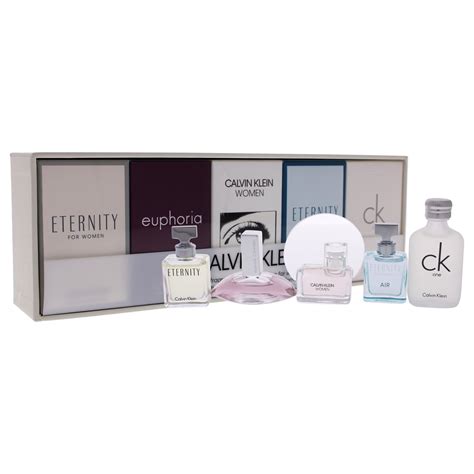 calvin klein miniature perfume set.